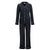 Aphrodite Womens Black Velvet Pyjamas - Front | Bown of London